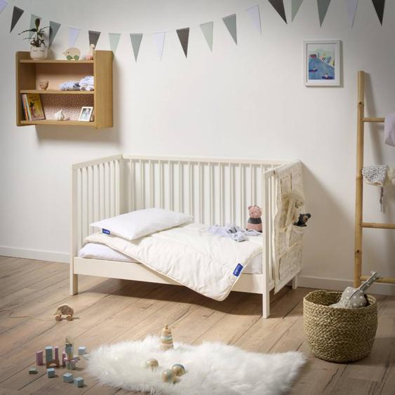 Oreiller Bébé Moelleux Enveloppe Coton Bio Blanc