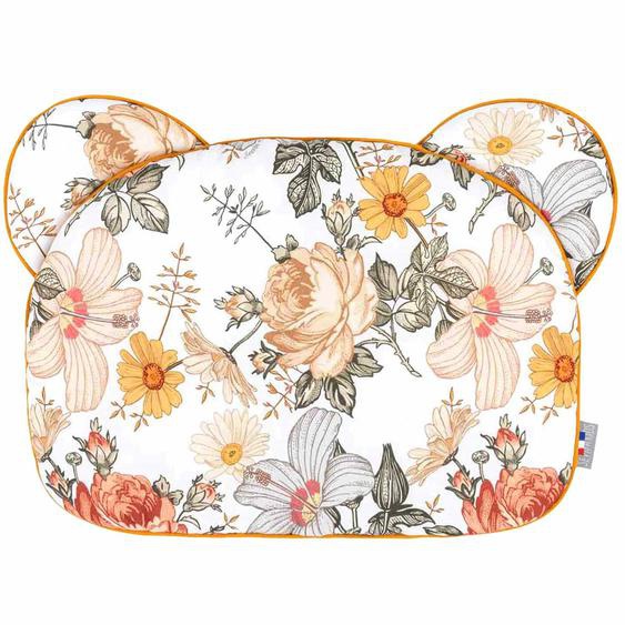 Oreiller Coussin Plat Réversible Néo Vintage Imprimé Floral, Be