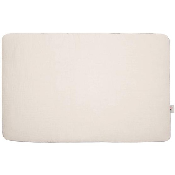 Oreiller Plat En Gaze De Coton Jeanne Beige