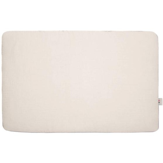 Oreiller Plat En Gaze De Coton Jeanne Beige