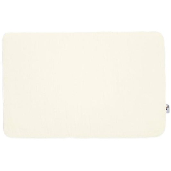 Oreiller Plat En Gaze De Coton Jeanne Écru