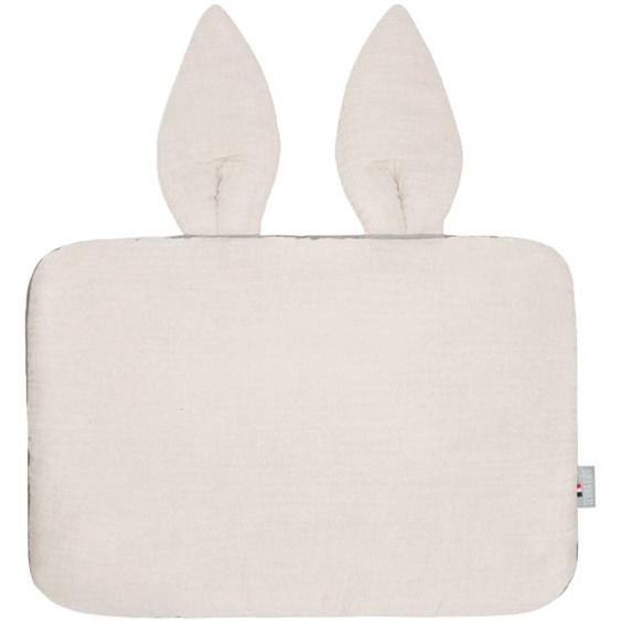 Oreiller Plat Lapin En Gaze De Coton Jeanne Beige