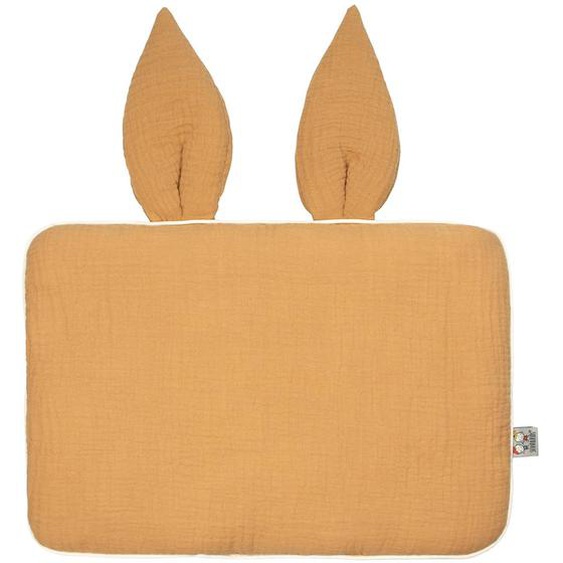 Oreiller Plat Lapin En Gaze De Coton Jeanne Camel