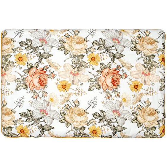 Oreiller Plat Réversible En Coton Néo Vintage Néo Vintage Imprimé Floral, Be
