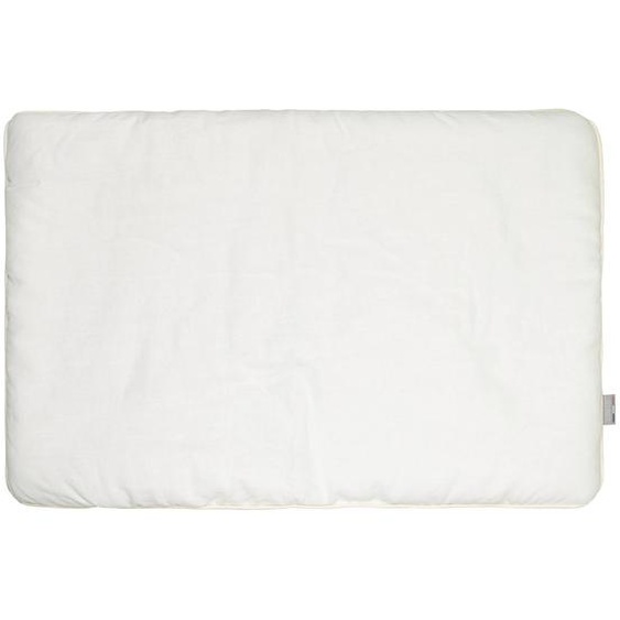 Oreiller Plat Réversible En Lin Lavé Écru