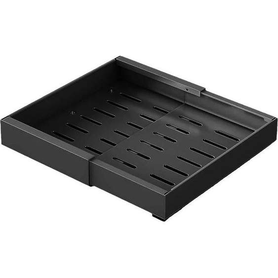 Organisateur de placard coulissant - Tiroir/étagère coulissant - Extensible - Métal - Petit (S) - Pour la cuisine, le garde-manger, la salle de bains - Vert clair