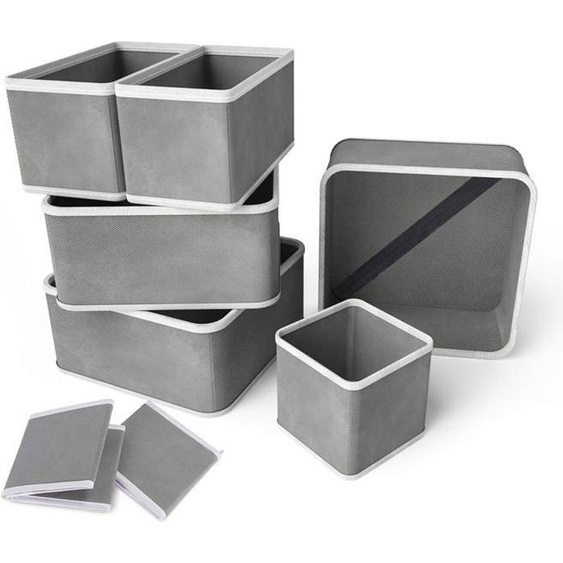 Organisateur de tiroir, boîte de rangement pliable en tissu pour sous-vêtements, soutiens-gorge, chaussettes, cravates, écharpes, j
