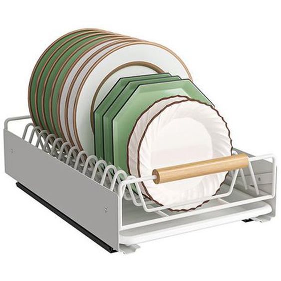 ORGANISATEUR DE TIROIR, pour la cuisine, garde-manger, étagères, salle de bains, armoire à la maison - blanc