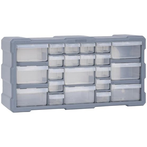 Organisateur multi-tiroirs avec 22 tiroirs 49x16x25,5 cm