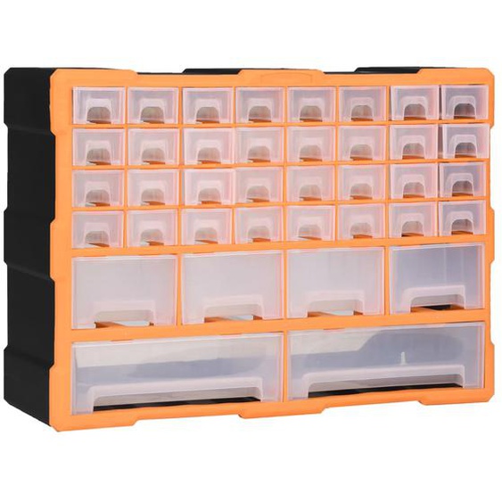 Organisateur multi-tiroirs avec 38 tiroirs 52x16x37,5 cm
