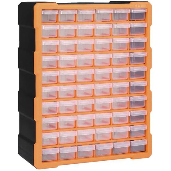 Organisateur multi-tiroirs avec 60 tiroirs 38x16x47,5 cm