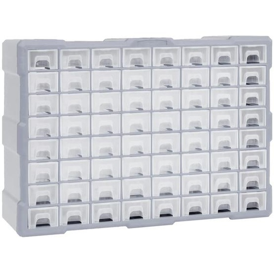 Organisateur multi-tiroirs avec 64 tiroirs 52x16x37,5 cm