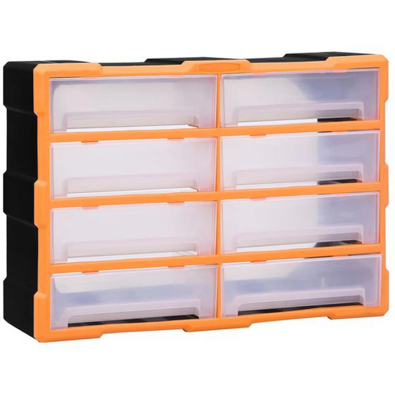 Organisateur multi-tiroirs avec 8 grands tiroirs 52x16x37 cm