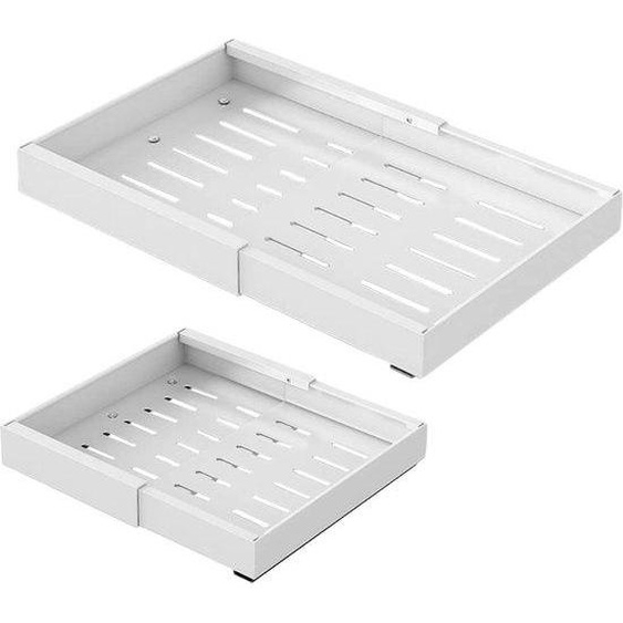 Organiseur de tiroir pivotant - Rangement télescopique - Cuisine et salle de bains