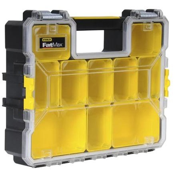 Organiseur étanche Fatmax® profondeur 106mm - 10 compartiments amovibles - STANLEY - 1-97-518