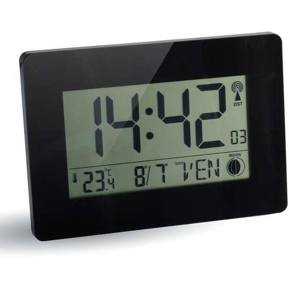 ORIUM Horloge digitale radio-pilotée- Noir