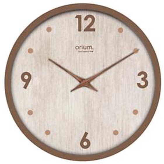 Orium Horloge murale eco-conçue Naturalis silencieuse - Coloris Cappuccino
