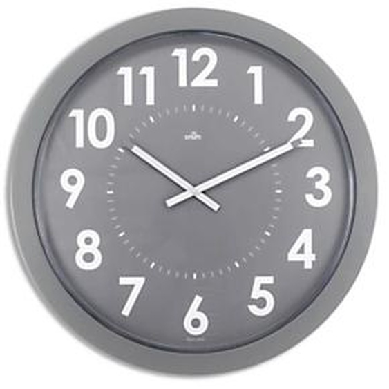 Orium Horloge murale géante Imperia à quartz silencieux - Gris