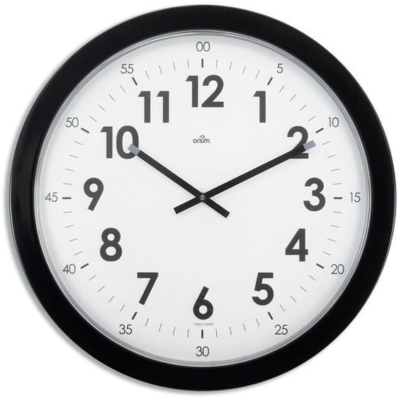 Orium Horloge murale géante Imperia à quartz silencieux - Noir