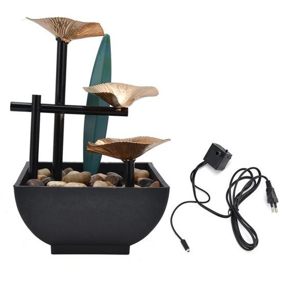Ornements deau qui coule en fer forgé, fontaine Feng Shui, décoration pour la maison, meuble TV, bureau