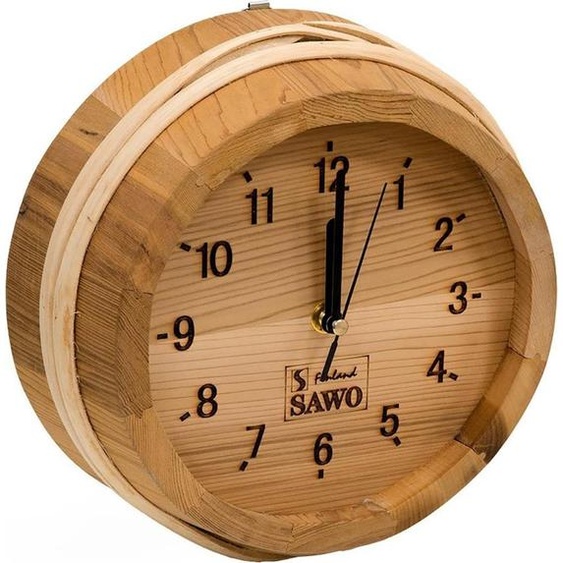 Orologio da Parete Sauna Sawo 530-D, Secchio | Cedro