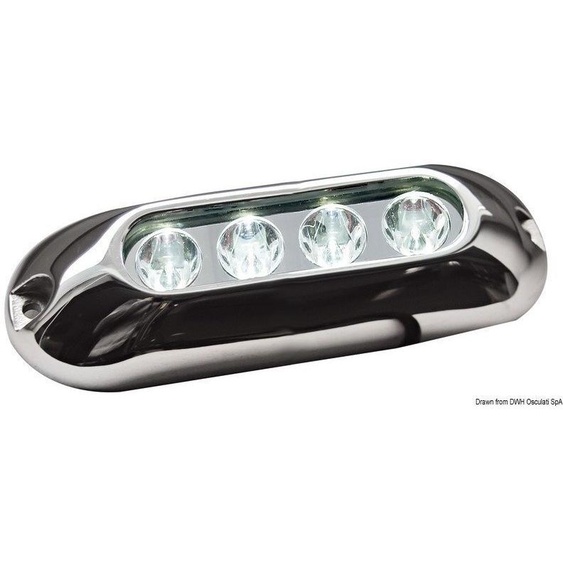 Osculati Spot lumineux sous-marin avec 4 LED bleues