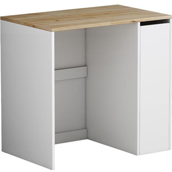 Oskar-Store armoire machine à laver Viktor, Blanc, 93.5 x 88.5 cm avec 3 compartiments