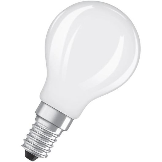 Osram Ampoule LED E14 Sphérique opaque 3,4 W - 470 lm - Blanc chaud - Equivaut à 40 W - Boîte de 2