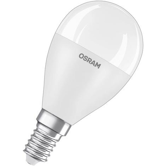 Osram Ampoule sphérique E14 opaque 7,5 W - 806 lm - Blanc chaud 2700K - Equivaut 60 W