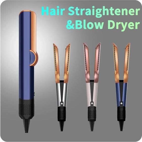 Other Lisseur et sèche-cheveux professionnel 2 en 1, fer plat chauffant, fer à ions négatifs, outil de coiffure longue durée