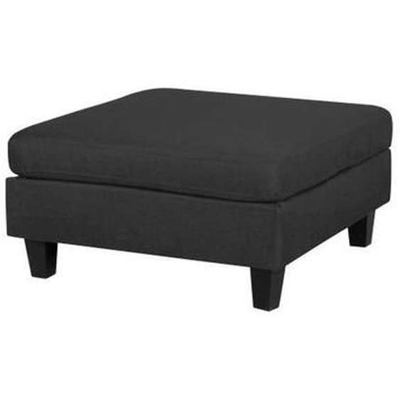 Ottoman en tissu noir pour canapé modulable FEVIK - BELIANI - Contemporain - Design - 1 personne