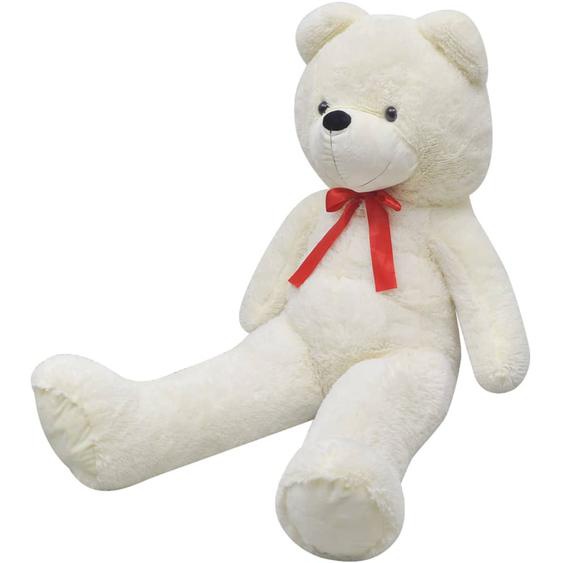 Ourson en peluche XXL Blanc 85 cm