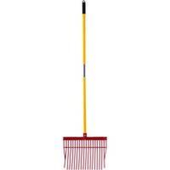 Outil de coupe pour pelouse, chevaux, écuries et agriculture, 18 dents, long, en acier renforcé de fibres de verre, 1550 mm, en plastique, pour travaux de jardinage, écuries, pâturages, tonte de pelouse et travaux agricoles