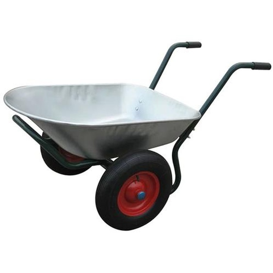 Outil de jardinage Brouette à deux roues 66 L