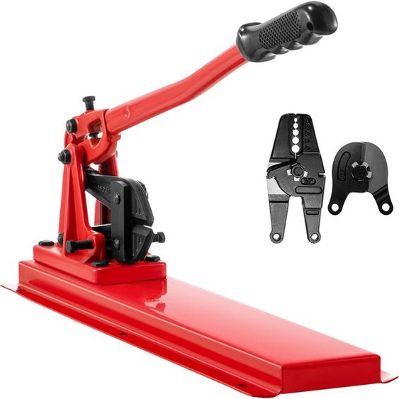 Outil de sertissage de table SucceBuy, kit de sertissage de câble métallique de 24 pouces. Sertisseuse avec tête de coupe pour goujon de câble. Pince à sertir de table pour douilles de 1/16 pouce à 3/16 pouces. En acier allié. Pour câbles métalliques de