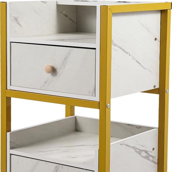 Outils de coiffure avec tiroirs max 10kg Étagère de stockage pour coiffeur Étagère de stockage pour coiffeur