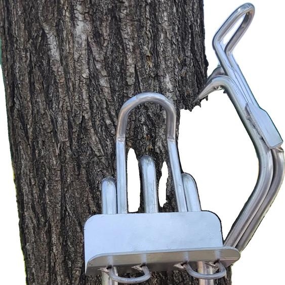 Outils pour grimper aux arbres, 5 griffes, capacité de charge de 100 kg, construction durable en acier 45#