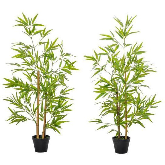 Outsunny - plante artificielle - PE - 15.5x15.5x120cm - Vert