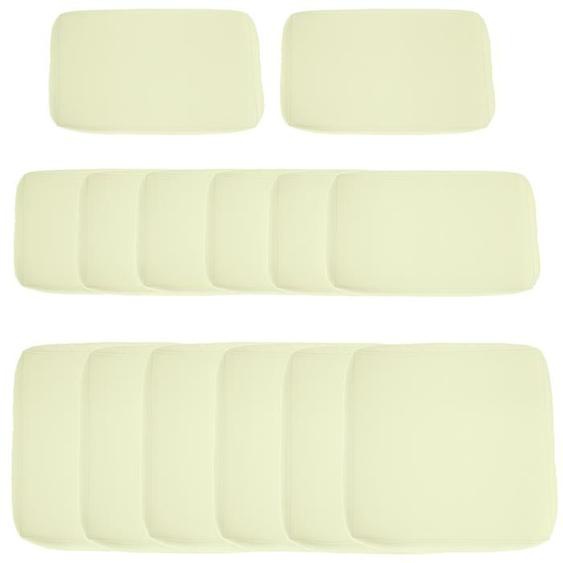Outsunny - Housse de coussin - Polyester - 65x8x65cm - Crème