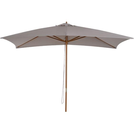 Outsunny - Parasol droit rectangulaire de jardin grande taille dim. 3L x 2l x 2,5H m gris