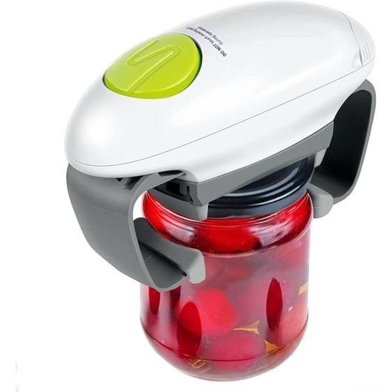 Ouvre-bocal électrique One Touch - Décapsuleur automatique puissant pour les mains faibles et les personnes âgées souffrant darthrite