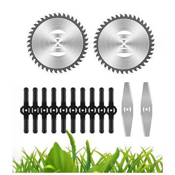Accessoires pour tondeuses à gazon Lames de désherbeur électrique Lames de scie Manche télescopique léger pour la coupe du gazon, lentretien de