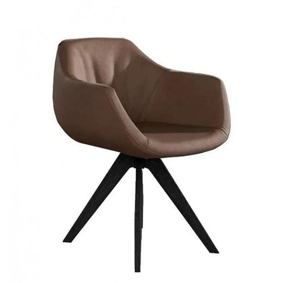 OZZIO DELIA Chaise en Hêtre et revêtement en velours Rose