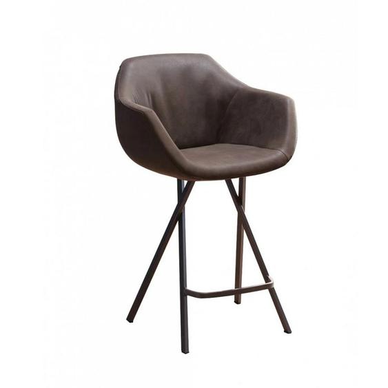 Ozzio DUMBO  Tabouret de bar en velours corda et Métal