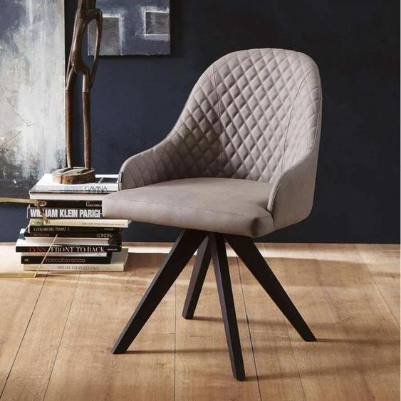 OZZIO OLIMPIA Fauteuil en Chêne et  Cuir Polvere