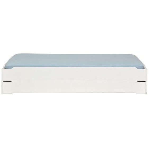 Pack 2 lits empilables Jelly   Blanc 90x190 cm