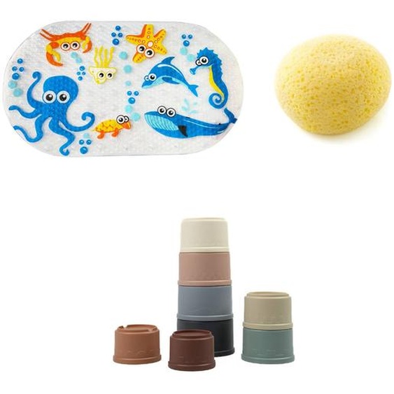 Pack Accessoires De Bain Gris