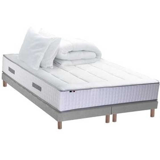 Pack complet avec matelas 28 cm BELLAGIO 2, sommier, oreillers et couette