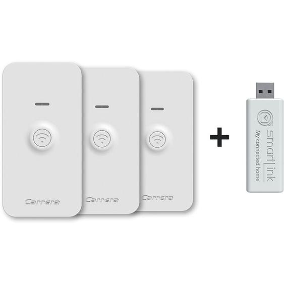 Pack Connecté Carrera Home-SmartLink – Box Wi-Fi + 3 Thermostat – Pilotez vos radiateurs électriques à distance