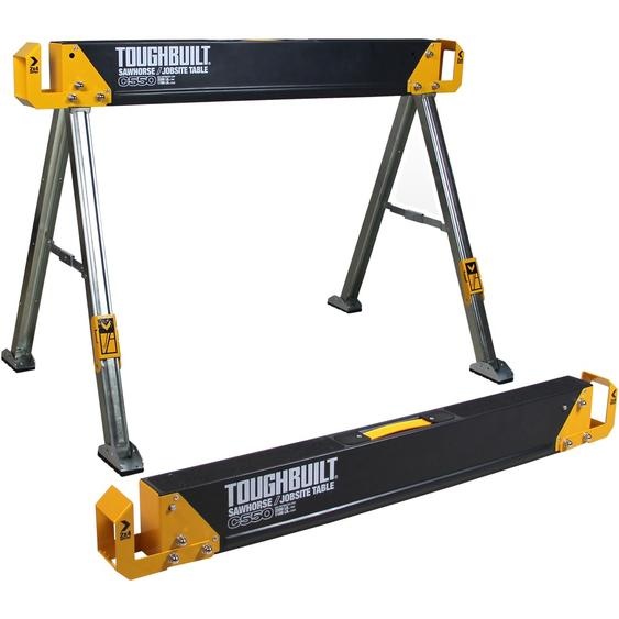 Pack de 2 tréteaux-table de chantier C550 TOUGHBUILT TB-C550-2